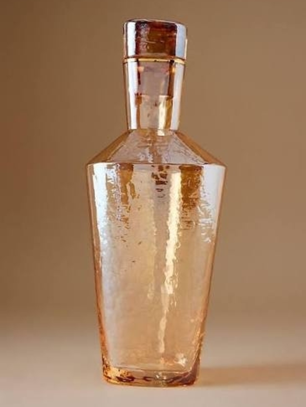 Anthropologie Zaza Lustered 24k Gold Accent Decanter New
